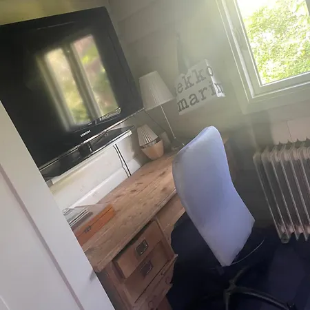 Feriehus Charmerende Norsk Bjælkehytte Med Fibernet *